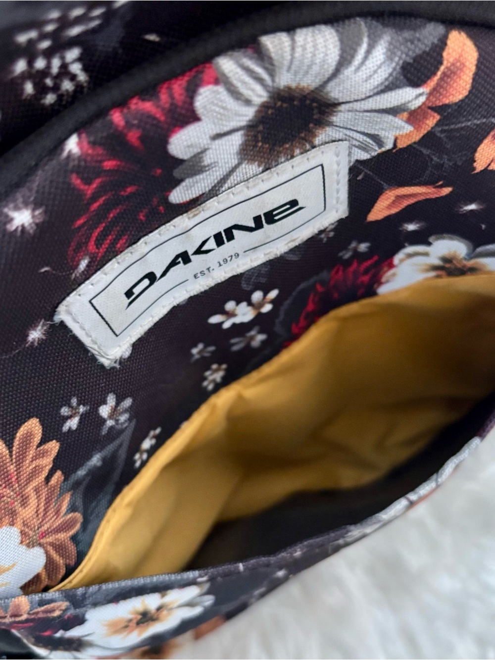 Dakine Floral Prom 25L Backpack Laptop School Storage Travel Bag Black Floral - Picture 4 of 16